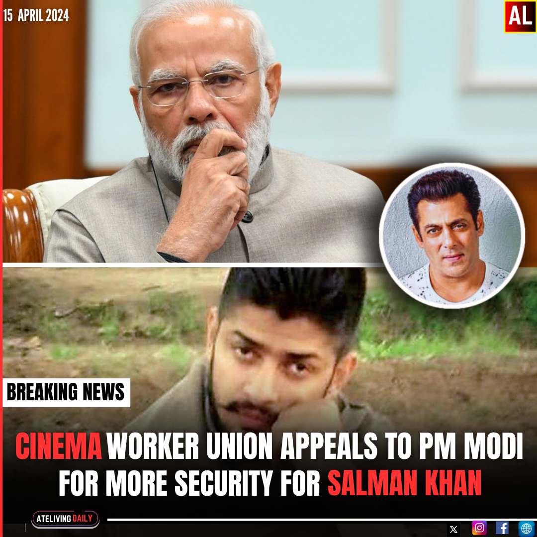 Salman Khan’s Safety Under Threat: Cine Workers Union Appeals to PM Modi