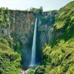 ketinggian Air terjun Sipiso Piso
